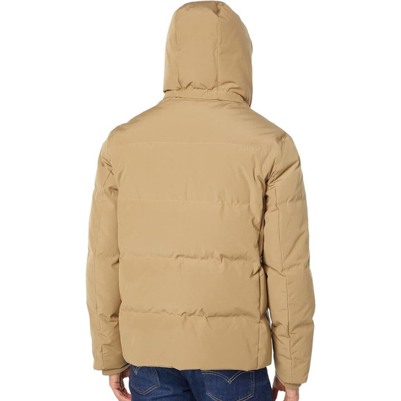 Cole Haan Men's Signature Down Parka Jacket Short Coat (Sz L) Removable Hood NEW - Picture 2 of 6
